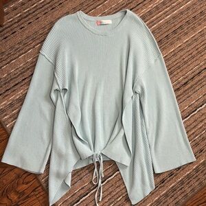 Free People Ribbed Knit Sweater